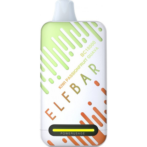 Электронная сигарета Ельф Бар BC 18000 затяжек Киви Маракуйя Гуава (Kiwi Passionfruit Guave)
