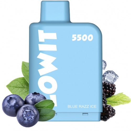 Картридж Elf Bar Lowit 5500 Затяжек Голубика Малина Лёд